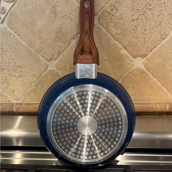 phantom Chef Other - Blue Enameled Non-Stick Skillet for‎ Kitchen
